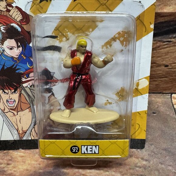 Jada Toys Street Fighter SF2 Ken Nano Metalfigs Diecast Figure Capcom MOC - Picture 2 of 7